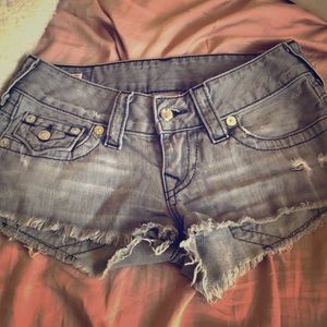 Size 26 true religion shorts